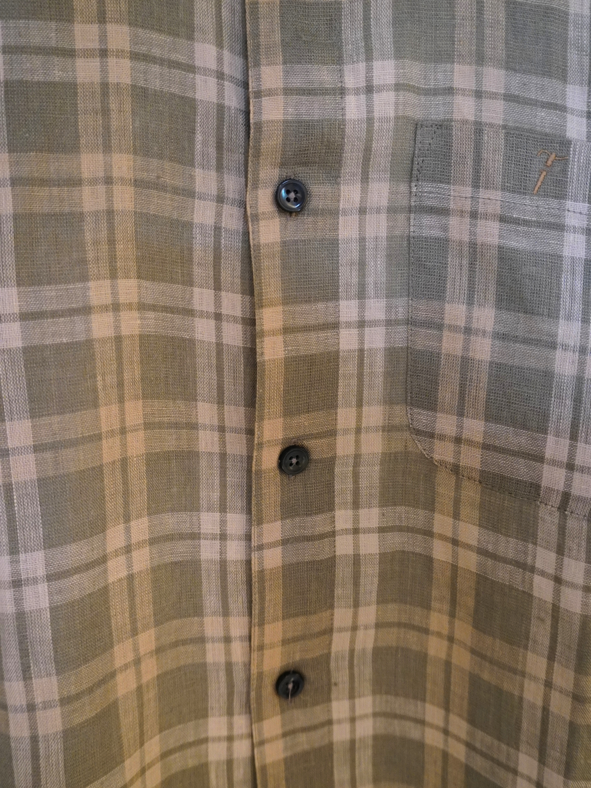 Plaid Linen Shirt