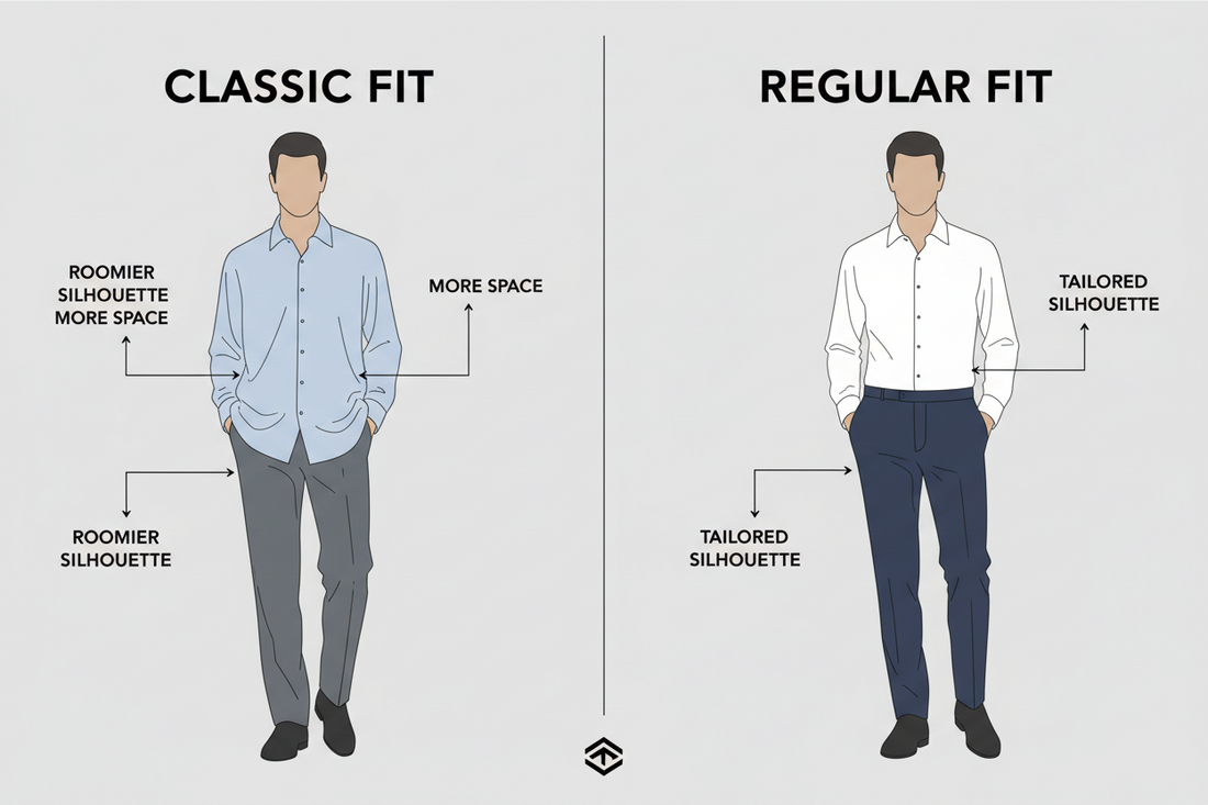 Classic Fit vs Regular Fit: Which Shirt Style is Right for You?