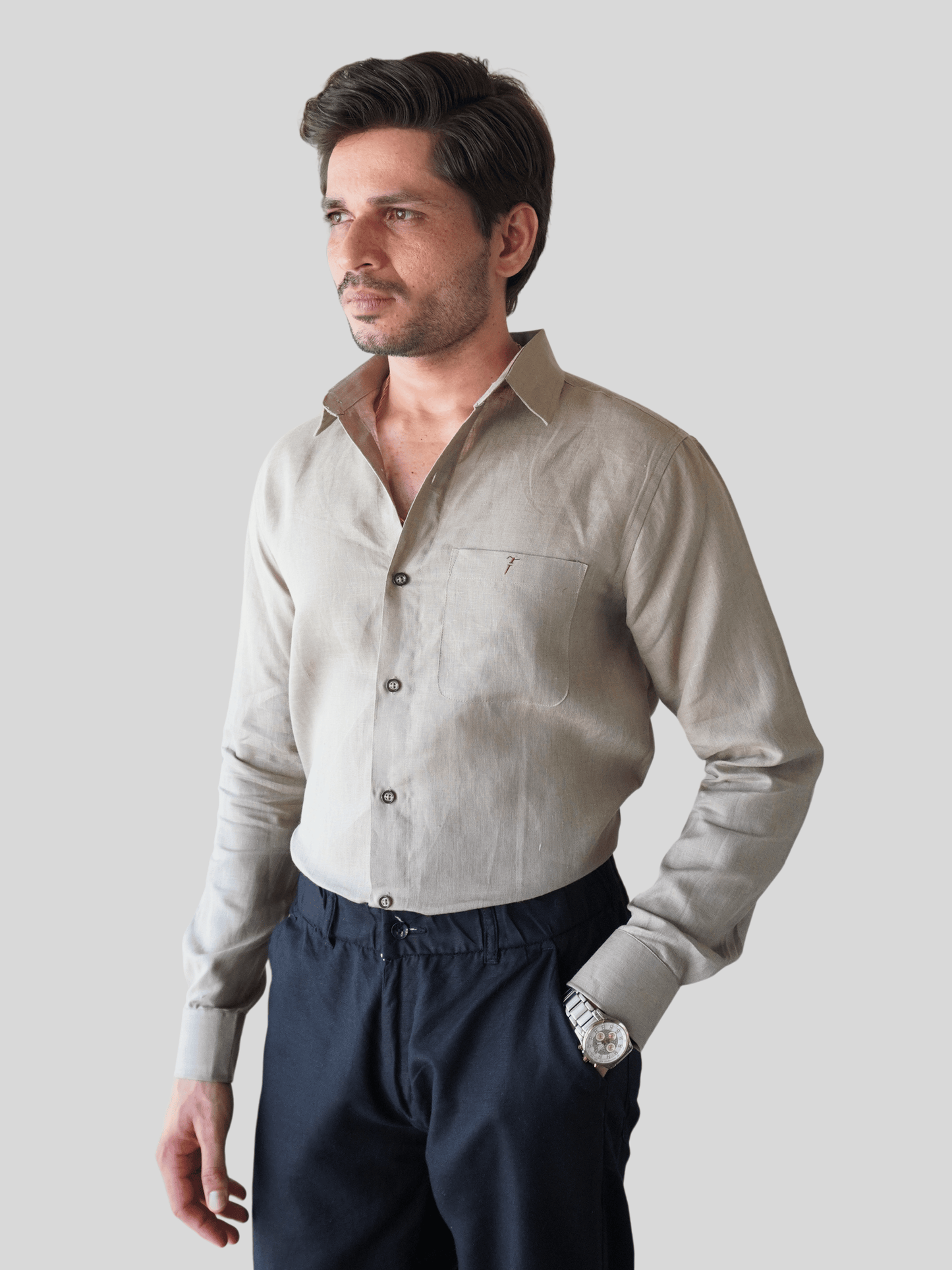 Classic Fit Linen Shirt