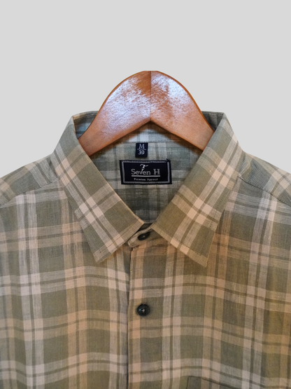 Plaid Linen Shirt
