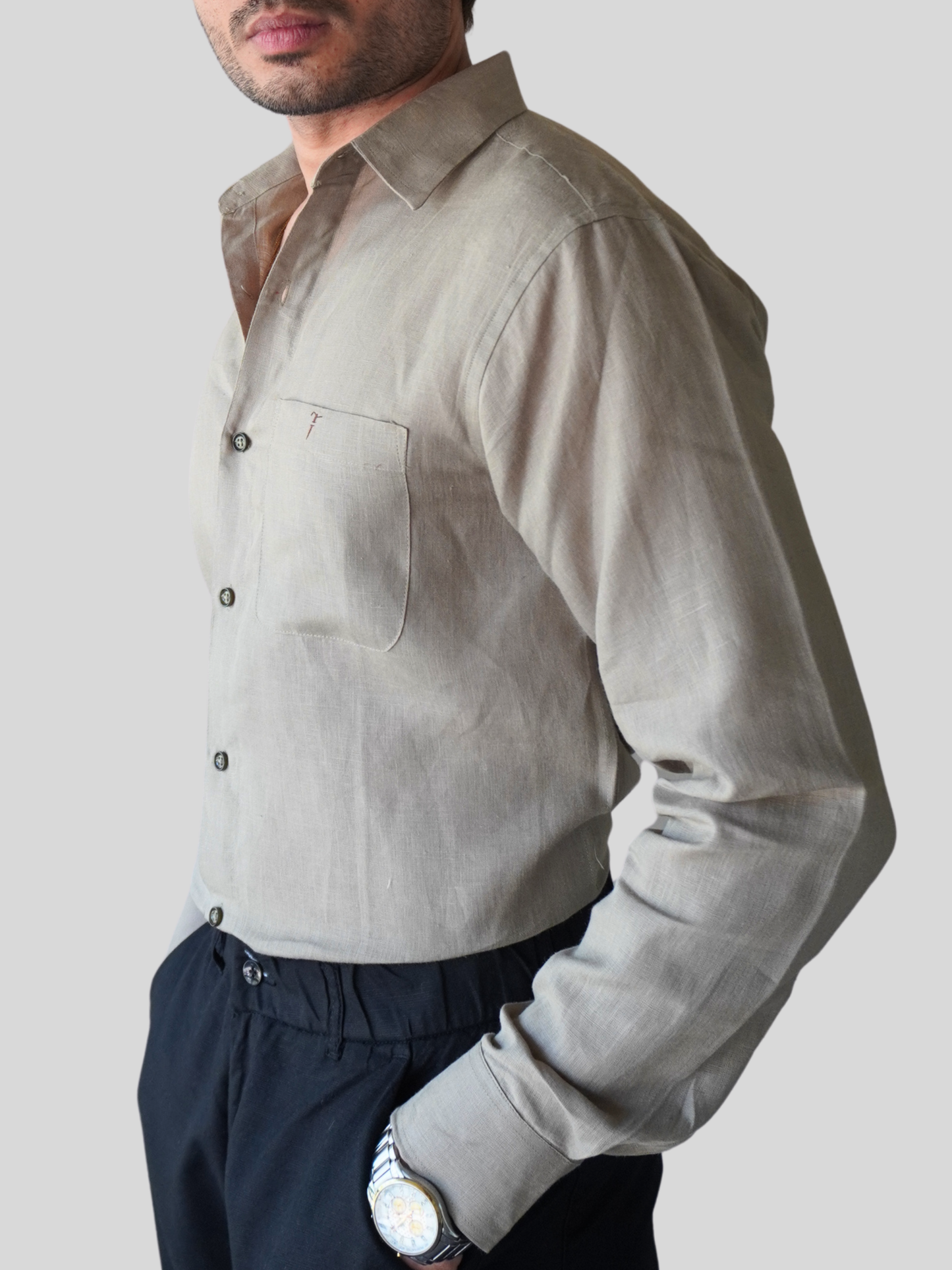 Classic Fit Linen Shirt