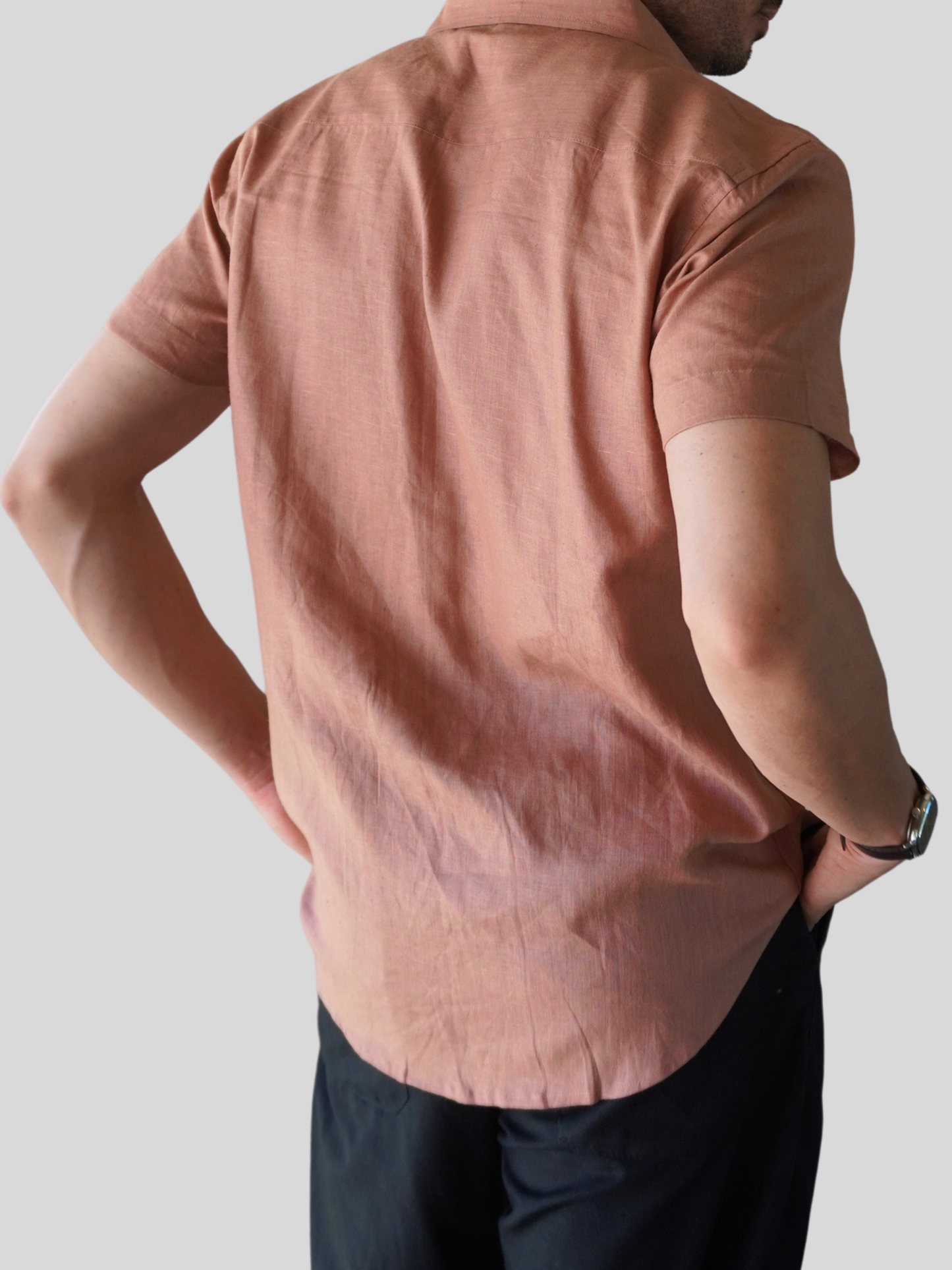Earthy Brown Linen Shirt