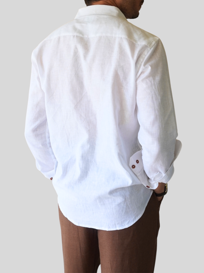 White Linen Shirt