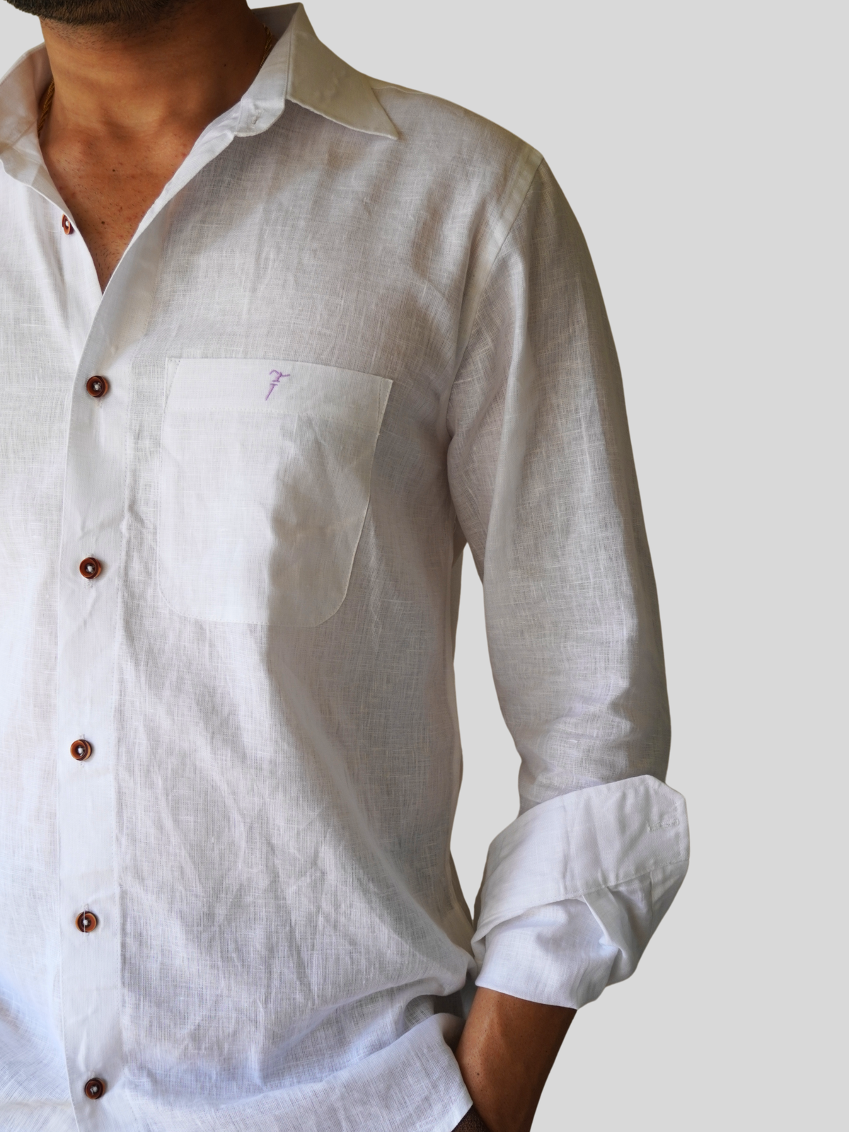 White Linen Shirt