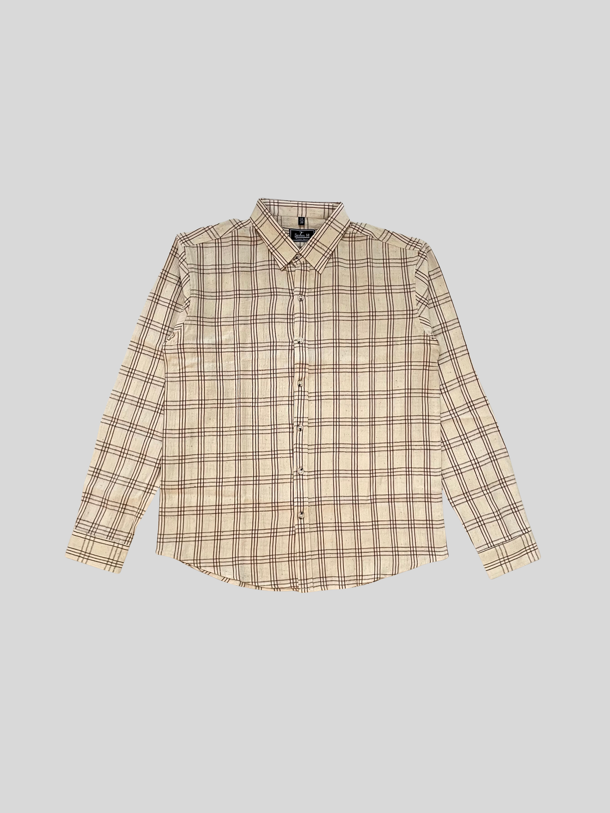 Handwoven Kala Cotton Checks Shirt