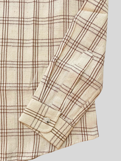 Handwoven Kala Cotton Checks Shirt