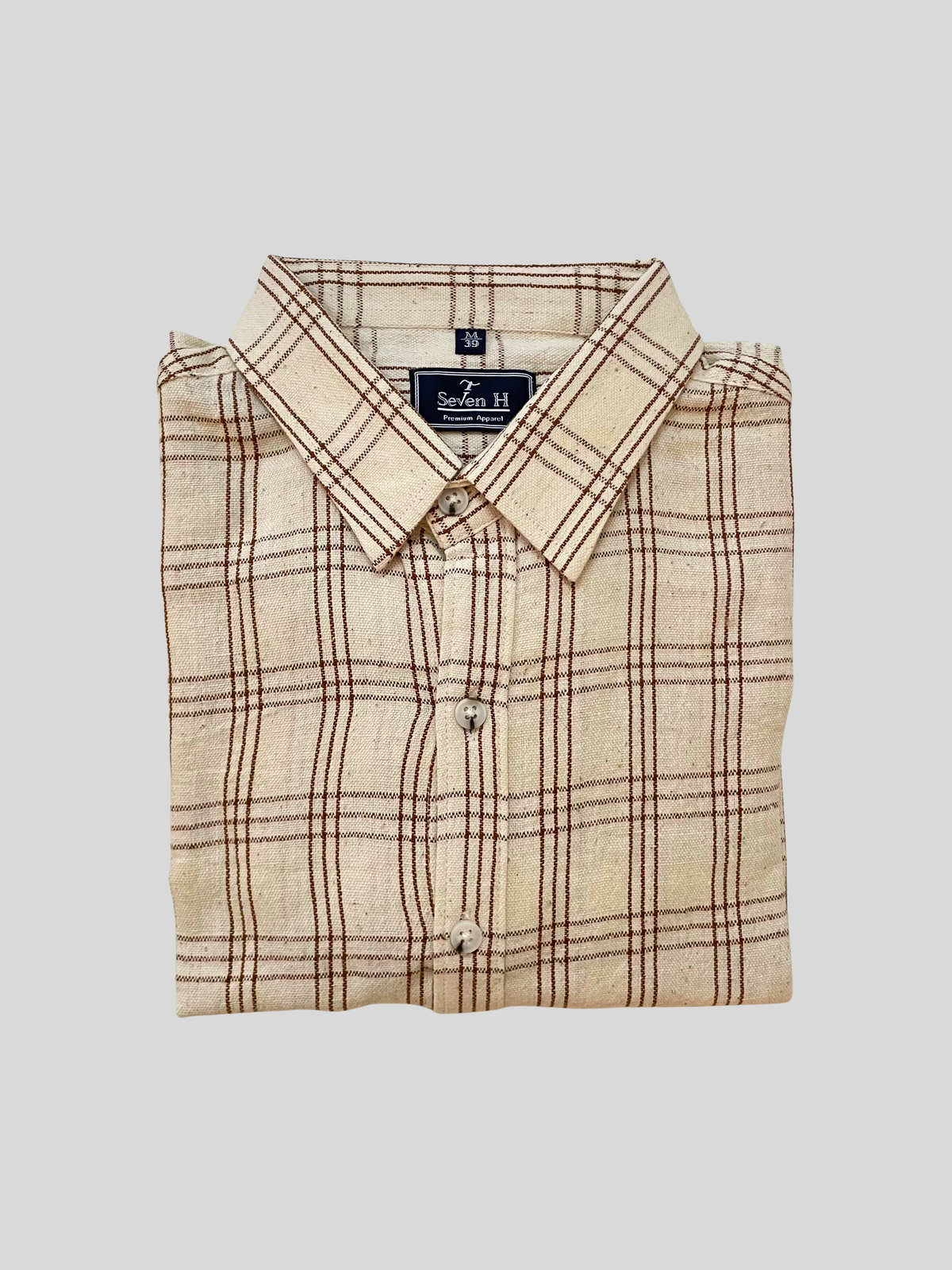 Handwoven Kala Cotton Checks Shirt