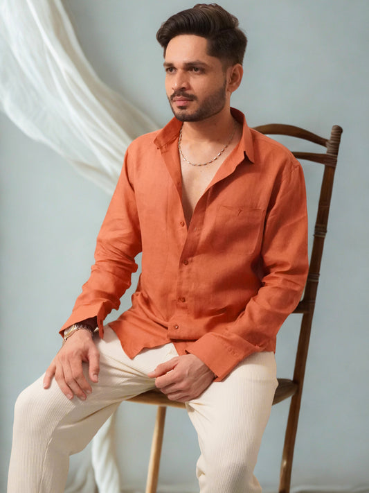 Classic Fit Linen Shirt